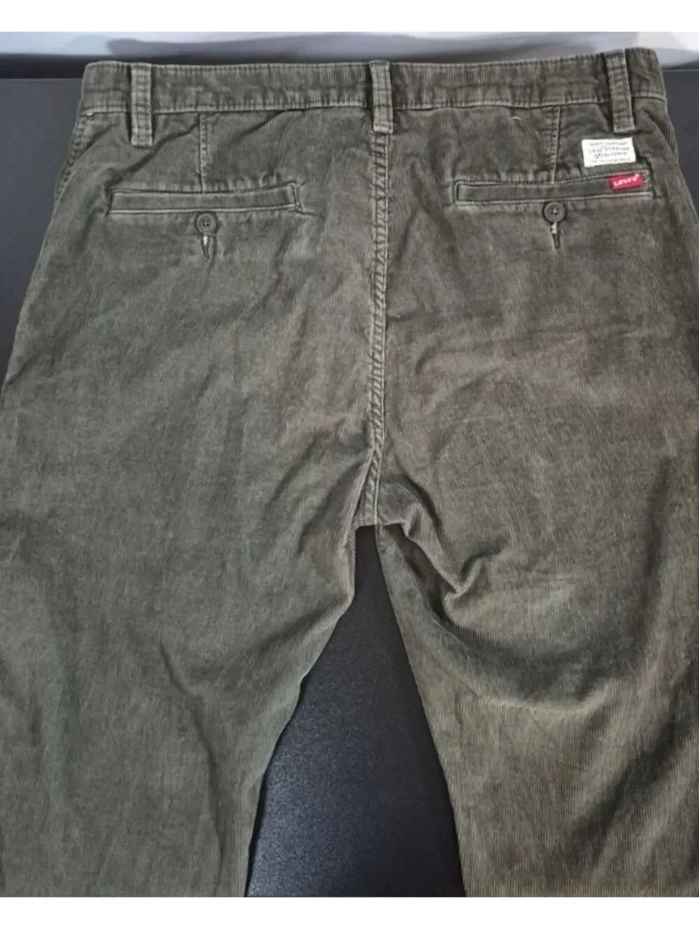Levi’s XX Chino Men’s 34x30 Corduroy Standard Taper Pants Olive